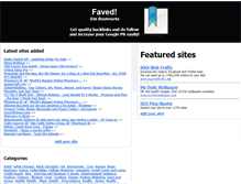 Tablet Screenshot of faved.net